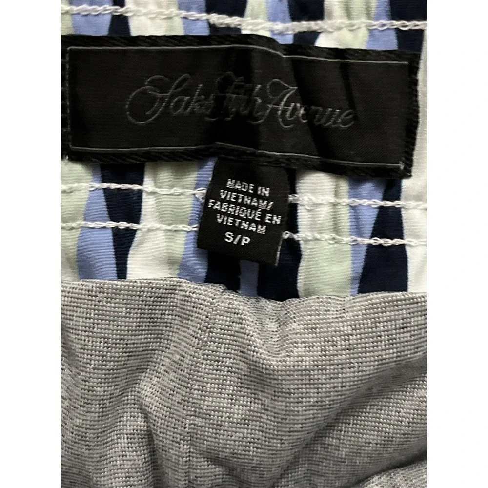 Saks Fifth Avenue men's S Ocean Blue Swim‎ volleyball shorts Liner Pool Vacation